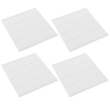 4Stk Kunststoff Sushi Roller Matte Weiß Für Zuhause Sushi Zubereitung