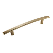 Amerock Cyprus 5-1/16 inch (128mm) Center-to-Center Golden Champagne Cabinet Pull - 10 Pack