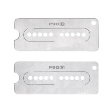 2 stücke kupfernickel pickup basisplatte p90 soap bar 50 52 mm