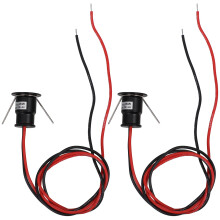 2St Mini Einbau Led Downlights Für Vitrinen Und Schränke