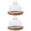 2 Sets Mini Servierplatte Kuchen Aufbewahrungsbehälter 1