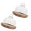 2 Sets Mini Servierplatte Kuchen Aufbewahrungsbehälter 4