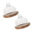 2 Sets Mini Servierplatte Kuchen Aufbewahrungsbehälter 3