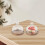 2 Sets Mini Servierplatte Kuchen Aufbewahrungsbehälter 7