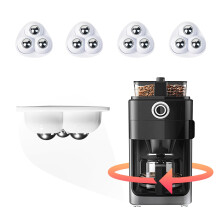 Self Adhesive Caster Wheels for Countertop - Furniture Sliders & Appliance Rollers for Kitchen Coffee Machine Blender Oven - Easily Solves The Pro