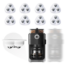 Self Adhesive Caster Wheels for Countertop - Furniture Sliders & Appliance Rollers for Kitchen Coffee Machine Blender Oven - Easily Solves The Pro