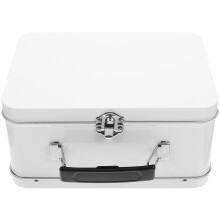 blechportable etui diy eisenbox blechdose mit metallschloss behälter