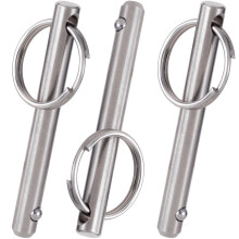 OIIKI 3-pack snelsluitingen Bevestigingsmiddel Diameter 5/16 inch (8 mm) Bruikbare lengte: 2,42 inch (61,5 mm) Bimini Top Pin Volledig 316 roestvrijs