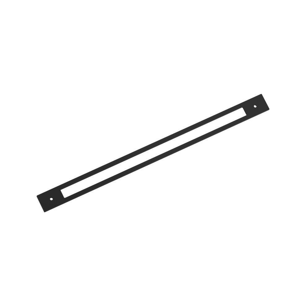 Photos - Furniture Hardware Amerock Medora 18 inch  Center-to-Center Rectangle Matte Black Cabinet Pull Backplate BP37790MB(457mm)
