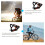 Durable Black Plastic Bike Water Bottle Cage with Pry Tool Storage 8