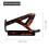 Durable Black Plastic Bike Water Bottle Cage with Pry Tool Storage 2