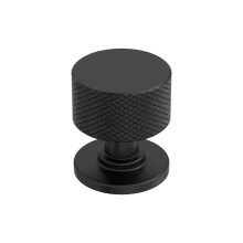 Amerock Balata 1-1/8 hvelykes (29 mm) tmroju matt fekete szekrnygomb BP37632MB