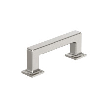 Tirador de armario Amerock Lintel 3 pulgadas (76mm) Niquelado Satinado, BP37441G10