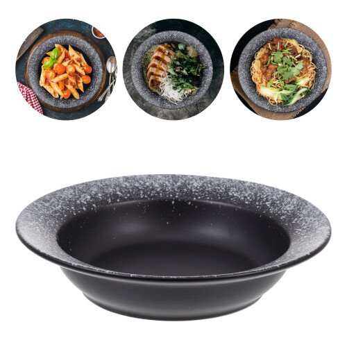 Straw Hat Platte Keramik Salatschale 2