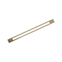 Amerock Medora 18 cali (457 mm) Prostokątna, od środka do środka, złota szafka na szampana, tylna płyta BP37790BBZ