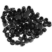 100 stück runde nylon-beinstopfen für möbel, blende, endkappen