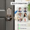 Keyless Entry Keypad Door Lock - Upgraded Smart Electronic Digital Code Deadbolt for Front Doors with Keys One-Touch Locking Easy Installation (Oil 2