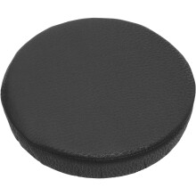 dicke elastische hocker-sitzkissen-abdeckung, rund, schwarz, 30 cm