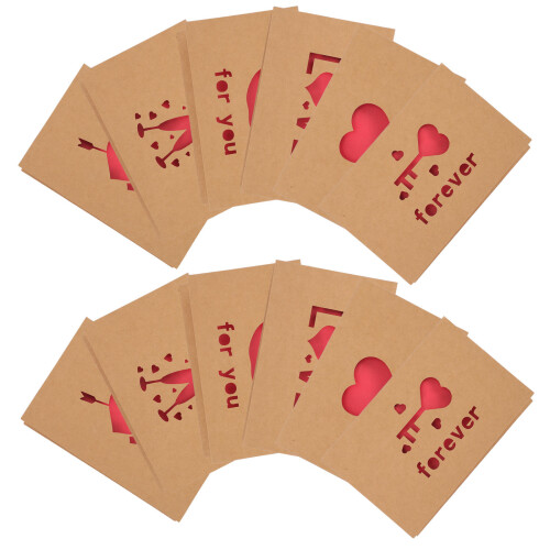 12 valentinstags-grußkarten, - und geschenkkarten 1