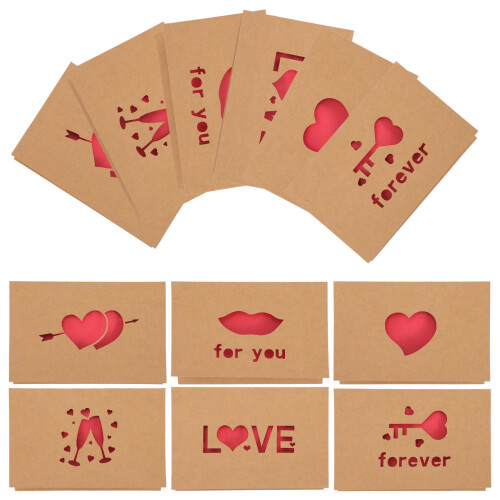 12 valentinstags-grußkarten, - und geschenkkarten 2
