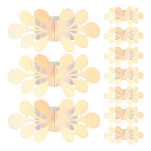 Irisierende Tischdekoration Schnalle Papier 50