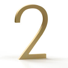 Numros de maison Mega Handles pour l'extrieur 12,7 cm, faciles installer, numros de maison muraux pour l'extrieur Numros en mtal robu