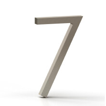 Mega-h?ndtag husnumre til ydersiden - 5'' Let at installere v?gmonterede husnumre til udvendigt - Heavy Duty Metal numre til adresse p? husets mo