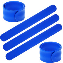 5 stück silikon clap-armbänder für kinder, spielzeug und party-favor