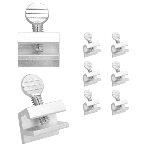 Nuk3y Sikkerhedsl?se til skydevinduer (Aluminium 8 Pack)