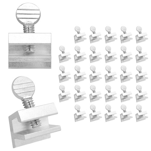 Nuk3y Sikkerhedsl?se til skydevinduer (Aluminium 30 Pack)