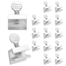 Nuk3y Sikkerhedsl?se til skydevinduer (Aluminium 15 Pack)