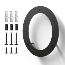 Metal husnumre Rustfrit st?l til udvendig postkasse numre Husadresseskilte belagt sort moderne stil med flydende udseende Kit (sort 0 3 tommer)