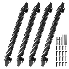 SANKEYTEW Lot de 4 ressorts de porte fermeture automatique de 35,6 cm, robustes, pour porte extrieure, ferme-porte automatique rglable pour c