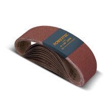 POWERTEC 12PK 4x36 slipband 240 korn aluminiumoxid 4 x 36 tums slipband fr bnkband och skivslipband Sandpapper fr trbearbetning Metallbearbet