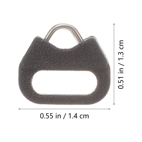 4Sets Premium ABS Camera Strap Hook Replacement Triangle Split Ring 1