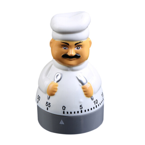 Küchen Timer Koch Erinnerung Cartoon Form Weiß 1 Satz