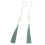 2Pcs DIY Curtain Tassel Hanging Decor Dark Green Polyester Charm 1