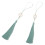 2Pcs DIY Curtain Tassel Hanging Decor Dark Green Polyester Charm 9