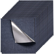 VEVOR Teppichfliesen 61x61 cm, 15er Pack Selbstklebende Teppichquadrate, 60 m², Einfach zu verlegen