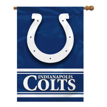 Fremont Die NFL Indianapolis Colts 2-sidet husflag 28"""" x 40"""" 28"""" x 40"""" holdfarver