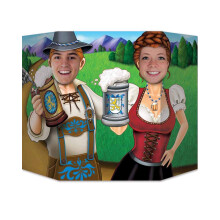 Beistle Oktoberfest Couple Photo Prop