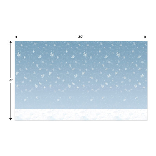 Insta-Theme Backdrop for Winter Sky by Beistle 1
