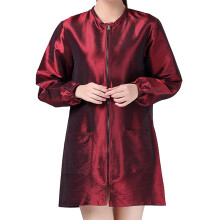 Red Hair Dyeing Apron Protective Clothes for Spa and Beauty Salon
