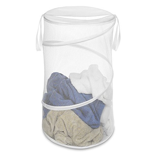 Whitmor Whitmor 15-Inch Vouwbare Wasmand Wit