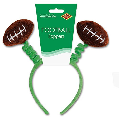 Football Boppers Party Accessory (1 count) (1/Pkg) 1
