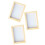 3-teiliges Holz-Handpapier-Set mit Form, und Siebgitter 10