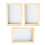3-teiliges Holz-Handpapier-Set mit Form, und Siebgitter 4