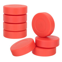 8St Pvc Eishockey Pucks Mit Mattiertem Finish Für Training