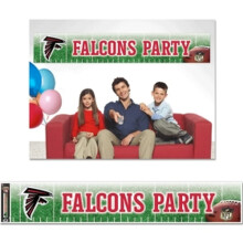 WinCraft NFL Atlanta Falcons WCR48816011 Feestbanner 12"" x 65""""