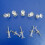 200pcs Transparent Pushpins Map Push Pins Tacks For School Home Office 8